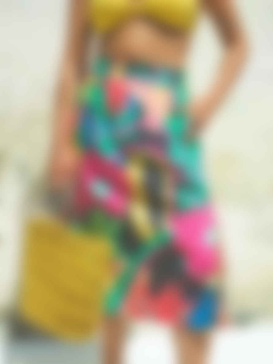 Miss Pompom Holiday Skirt Jungle