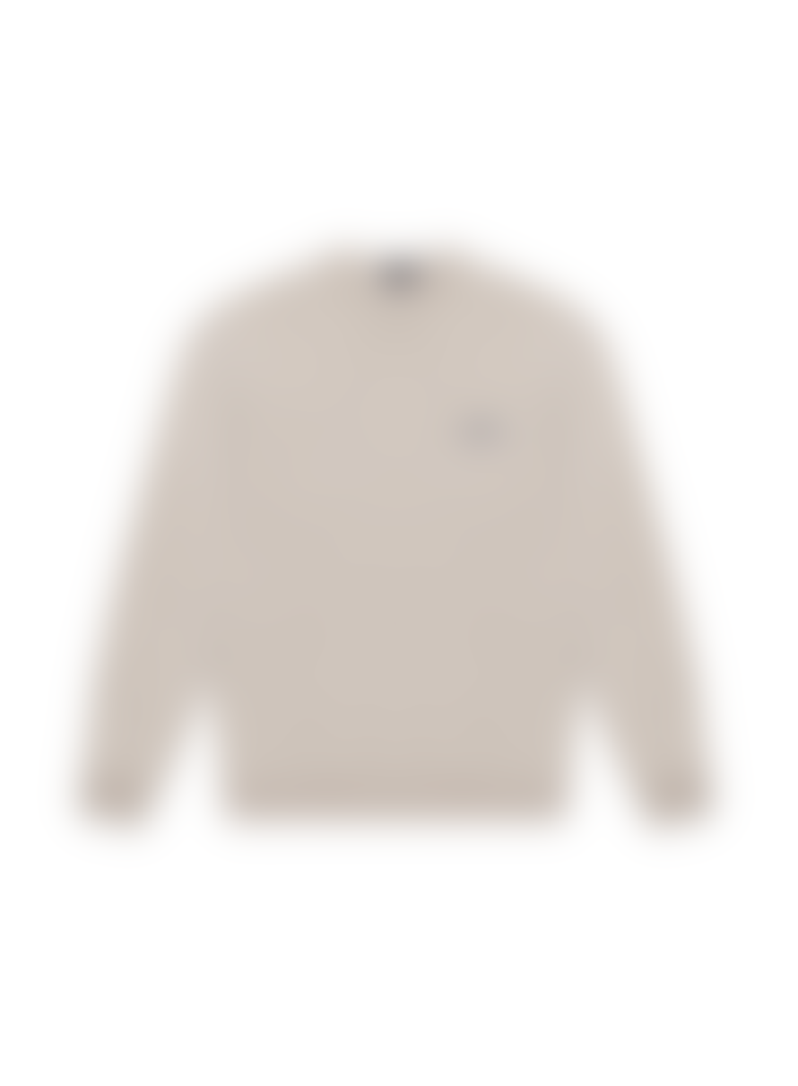 Faguo Marly Cotton Sweater In Beige Melange From