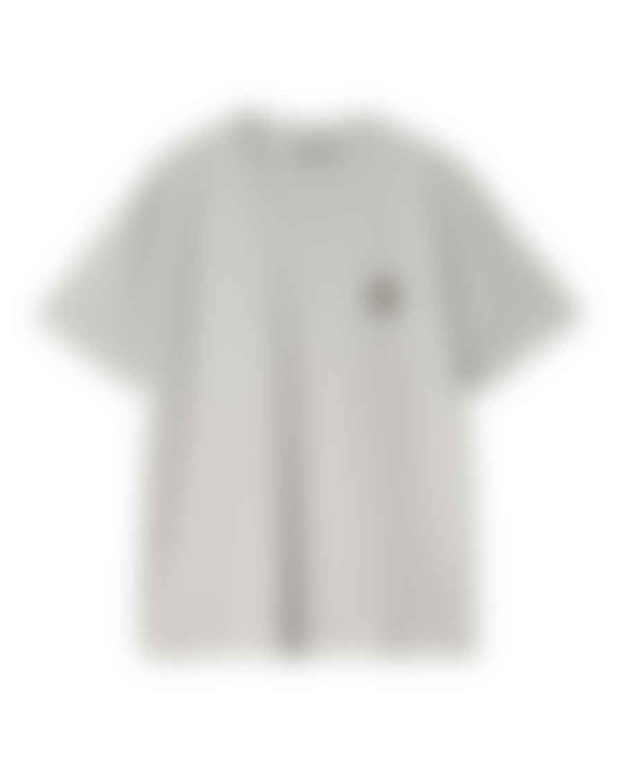Carhartt Camiseta Ss Nelson - Sonic Silver (garment Dyed)