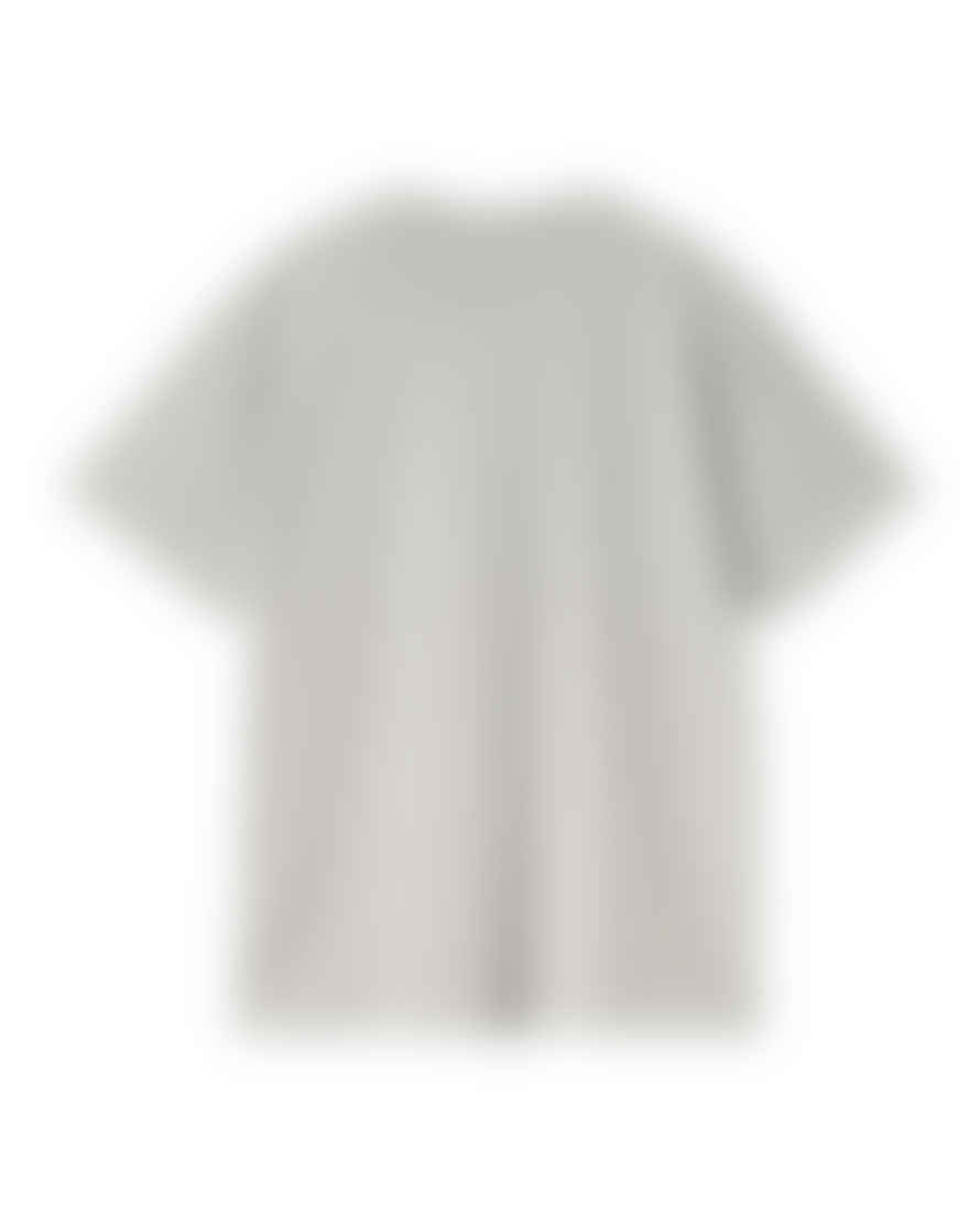 Carhartt Camiseta Ss Nelson - Sonic Silver (garment Dyed)