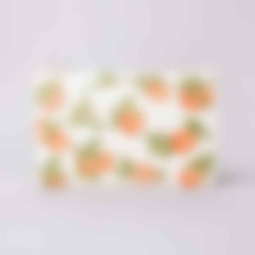 Elizabeth Scarlett Orange Blossom Everyday Pouch - White