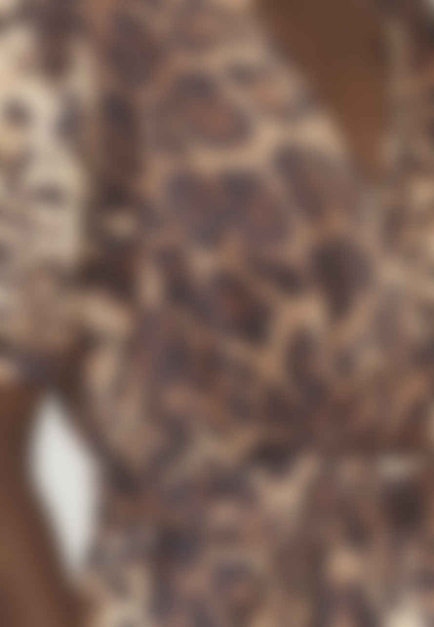 Sisterspoint Nasa Puff Sleeve Blouse - Leopard