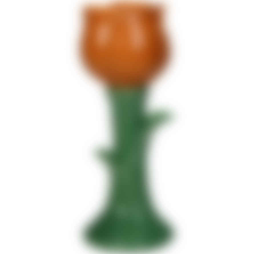 Kersten Orange Tulip Ceramic Vase