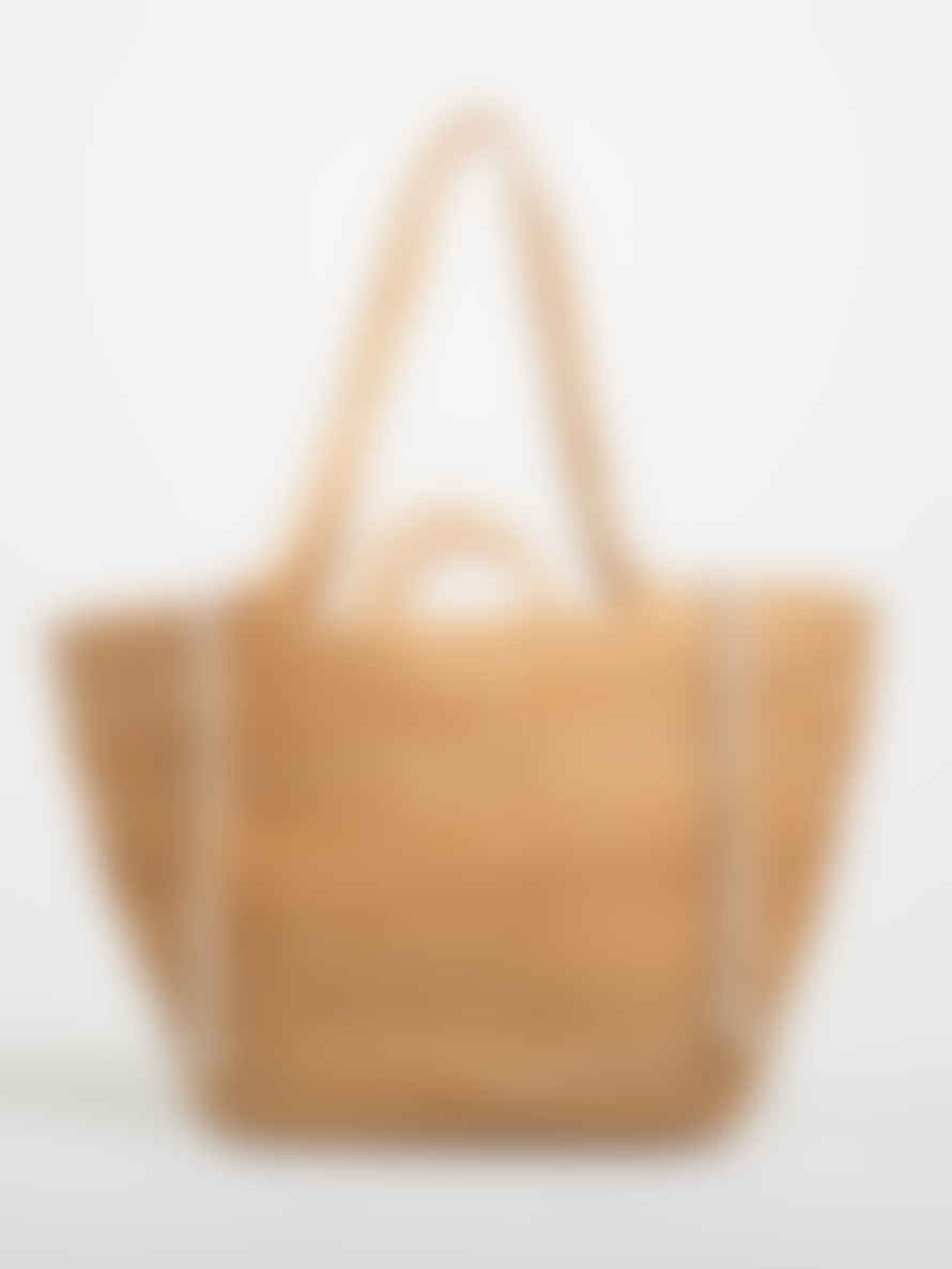 Ellyla Anaya Jute & Organic Cotton Basket Bag With Fsc Handle