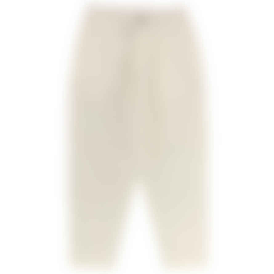Universal Works Pleated Track Pant In Ecru
