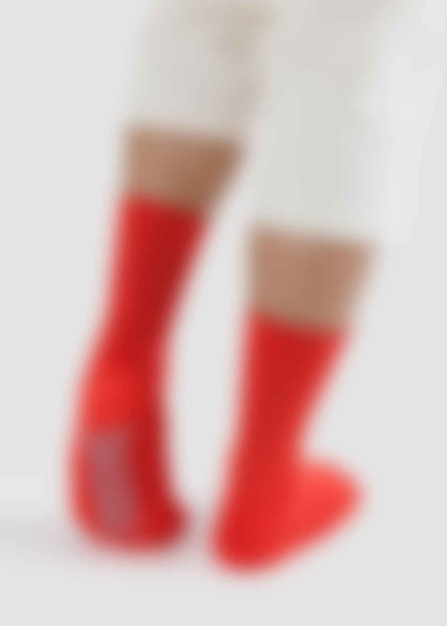 Baggu Ribbed Socks - Candy Apple