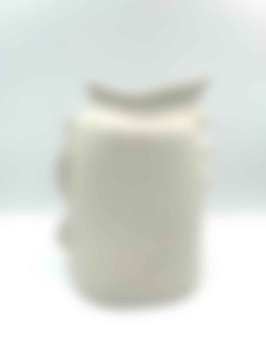 Jars céramiste Vase Ovide Blanc
