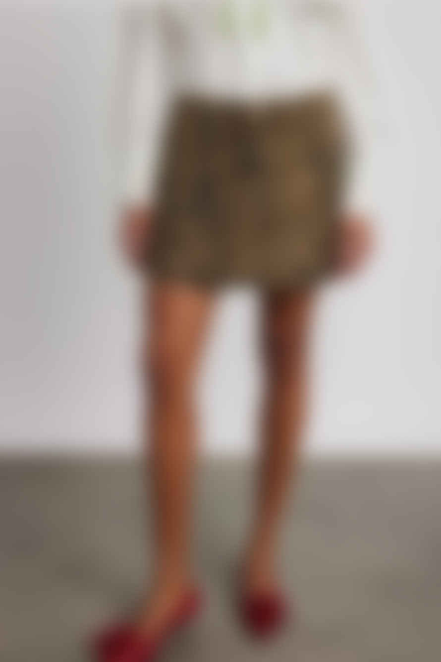 Damson Madder Lily Denim Mini Skirt
