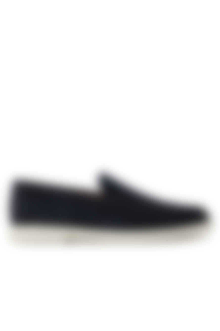 Hugo Boss Sienne_Loaf Dark Blue Suede Loafers 50521403 401