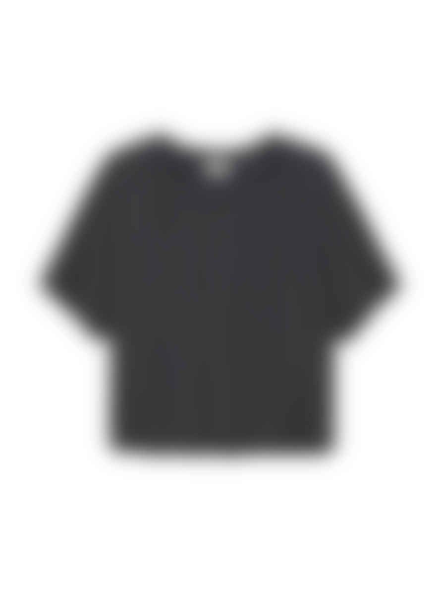 CATWALK JUNKIE Dark Grey Pleated Shoulder T-shirt