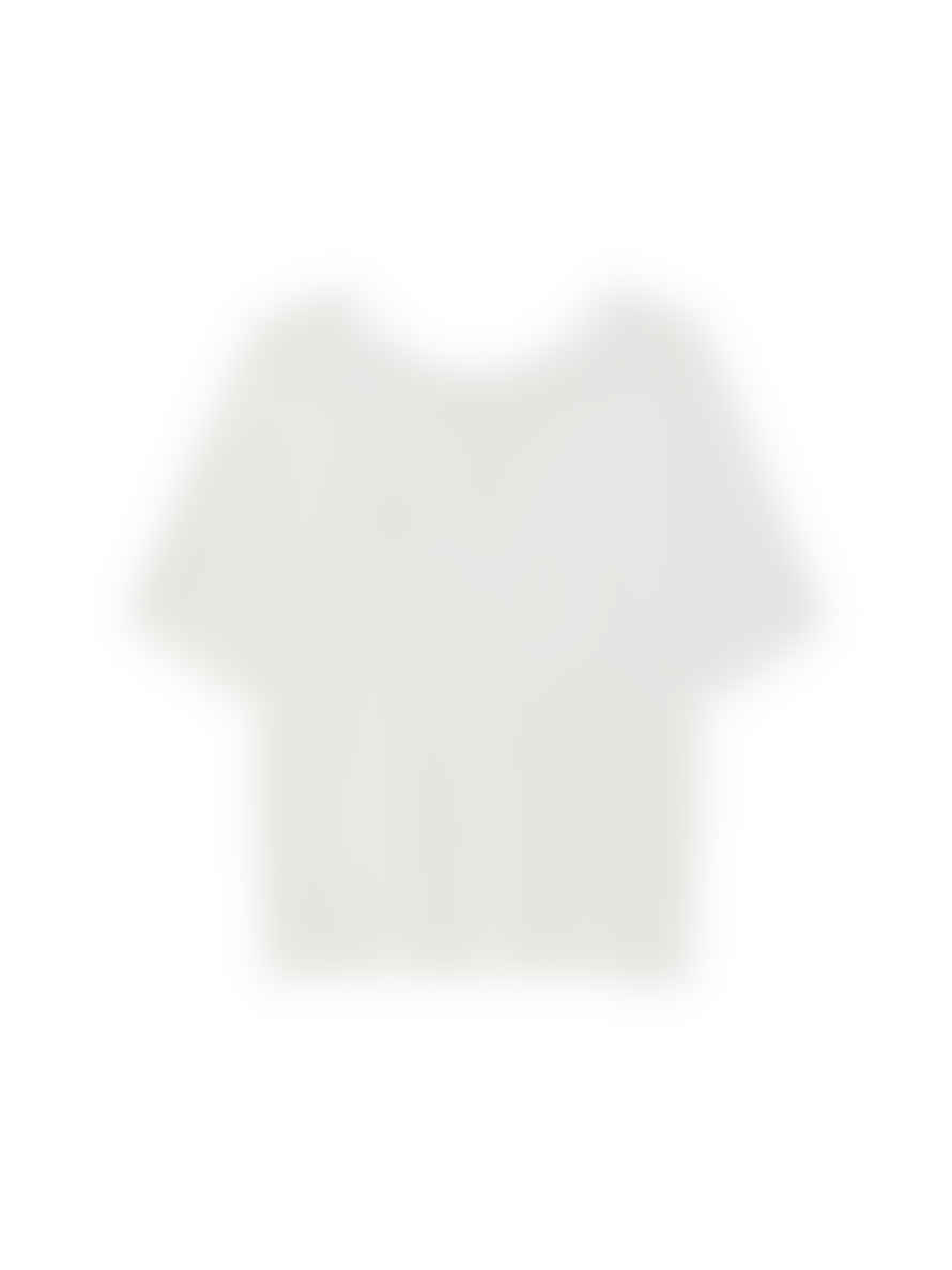 CATWALK JUNKIE Crisp White Relaxed Open Back T-shirt
