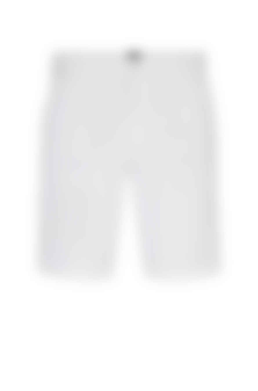 Hugo Boss Slice-Short White Slim Fit Shorts In Stretch Cotton 50512524 100