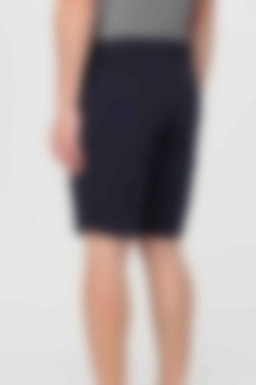 Hugo Boss Slice-Short Dark Blue Slim Fit Shorts In Stretch Cotton 50512524 404