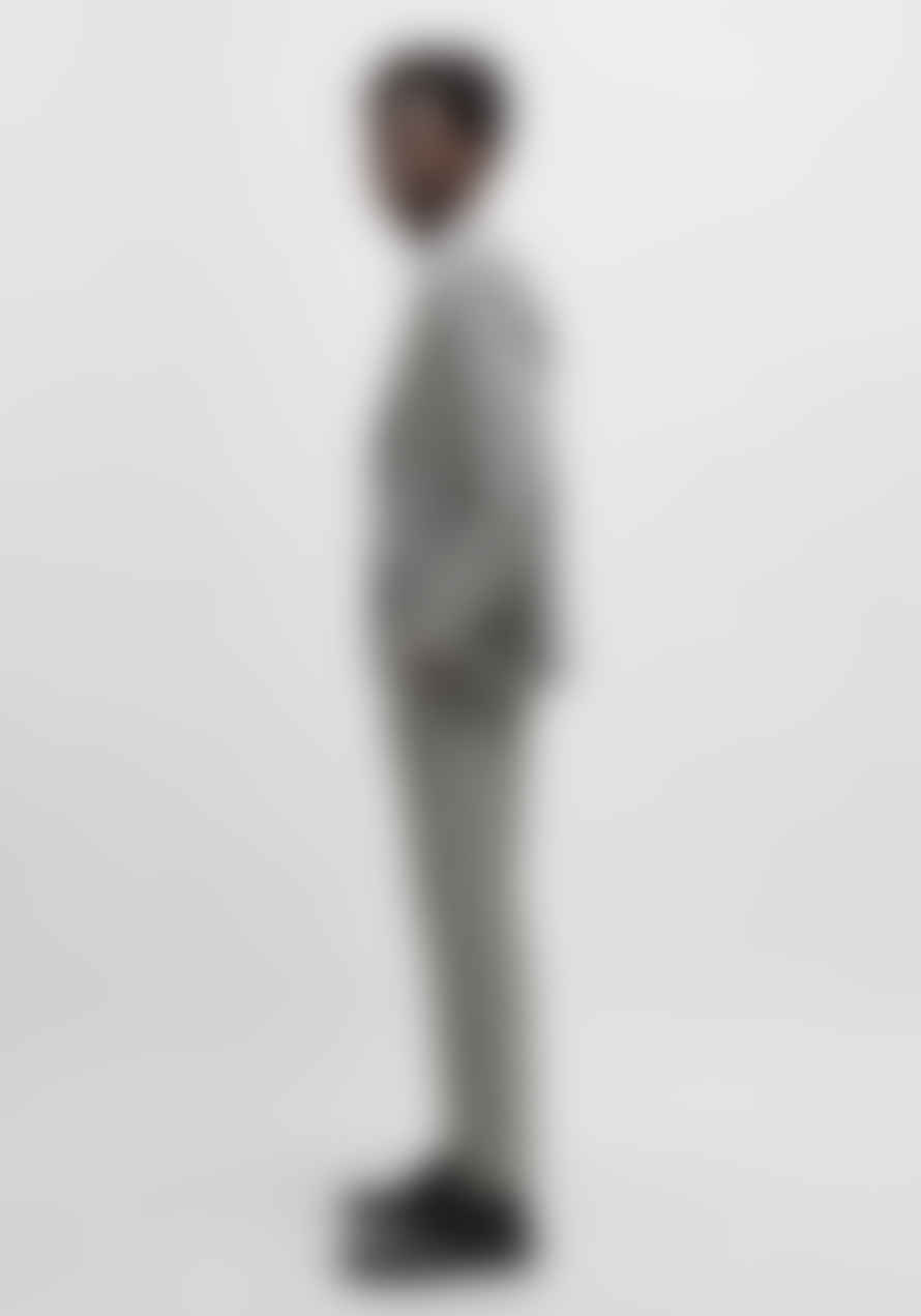 Hugo Boss P-Huge-2pcs - Silver Grey Slim Fit Suit with Micro Weave 50514628 041