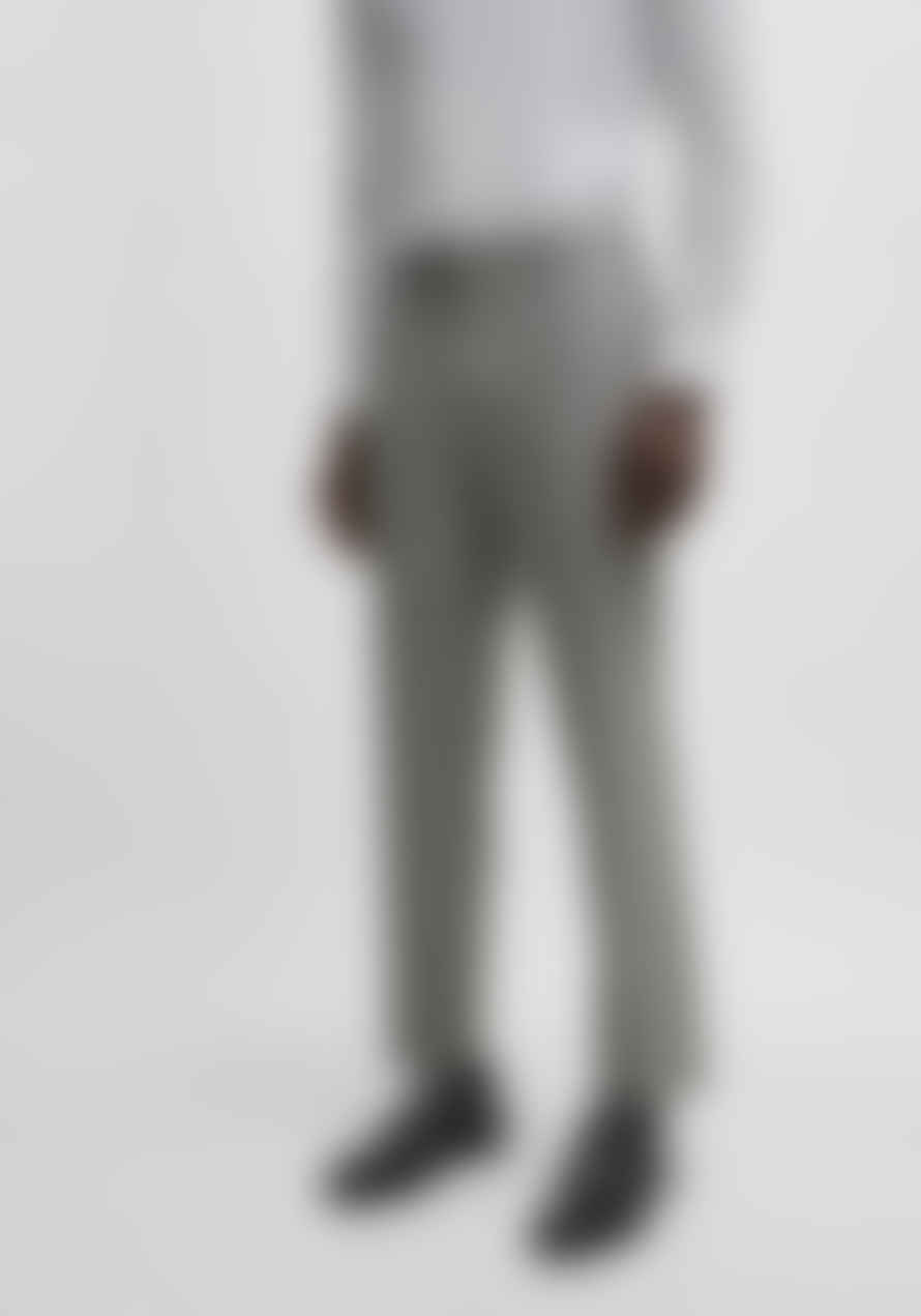Hugo Boss P-Huge-2pcs - Silver Grey Slim Fit Suit with Micro Weave 50514628 041