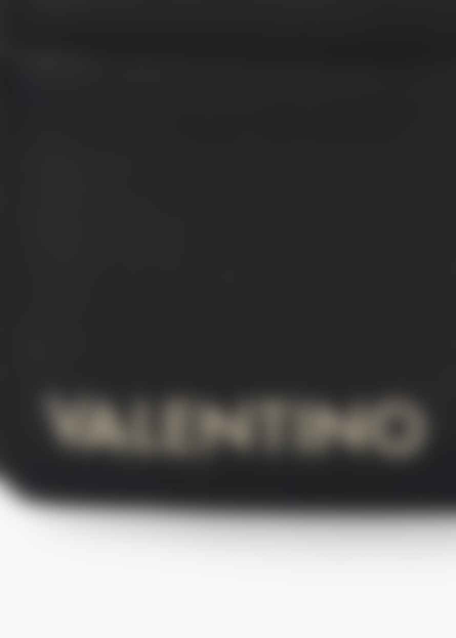 Valentino Brixton Zip Card Case In Nero Black