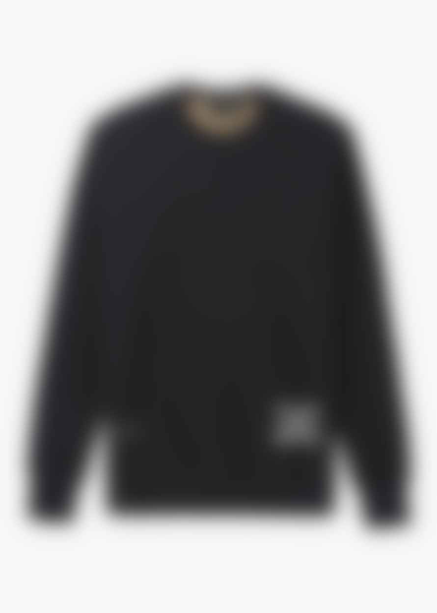 Belstaff Mens Centenary Applique Label Sweatshirt In Black
