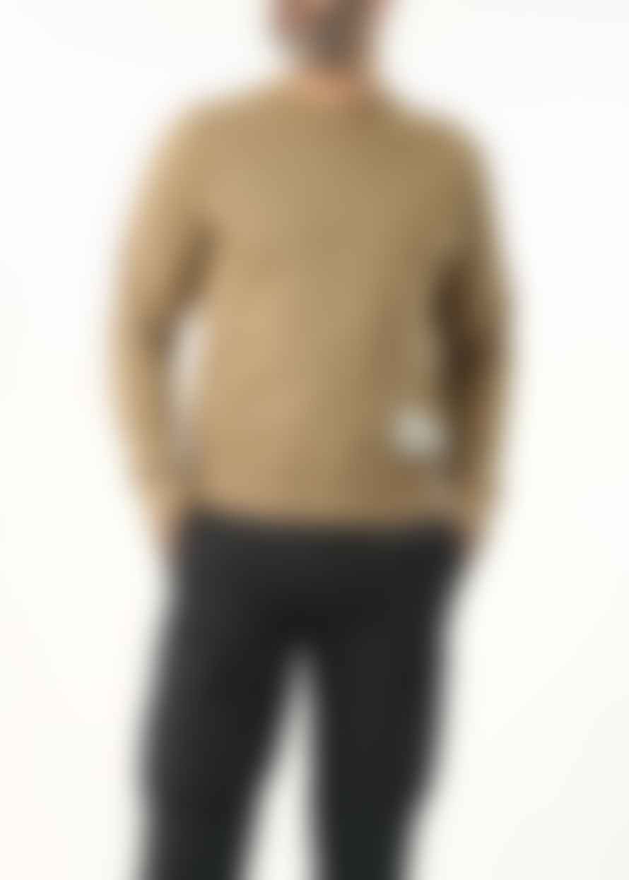 Belstaff Mens Centenary Applique Label Sweatshirt In British Khaki