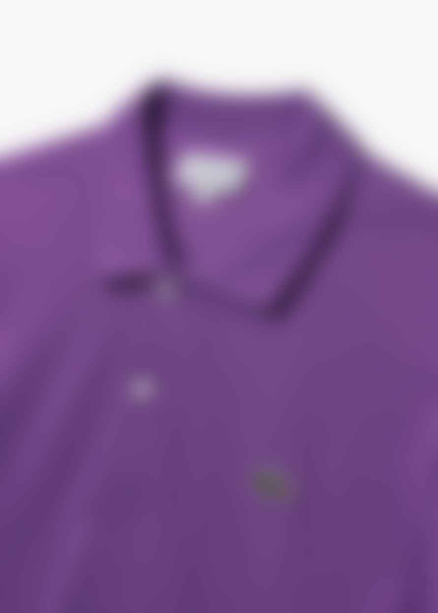Lacoste Mens Classic Pique Polo Shirt In Purple