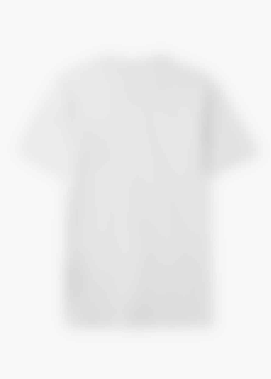 Aquascutum  Mens Active Club Check Pocket T-Shirt In Optical White