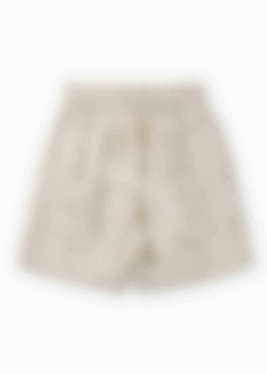 Les Deux Mens Lesley Paisley Shorts In Light Ivory
