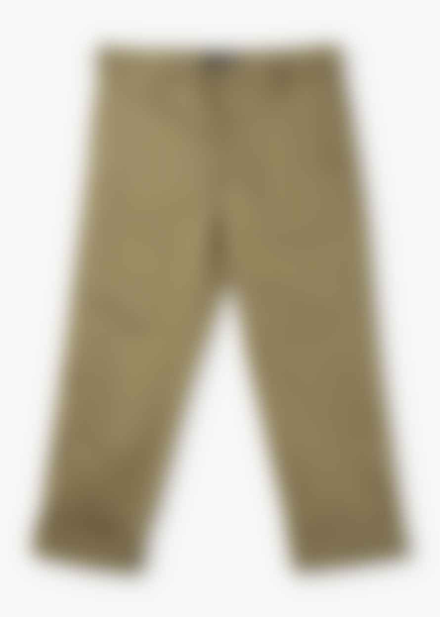 Replay Sartoriale Mens Chino Trousers In Military Khaki