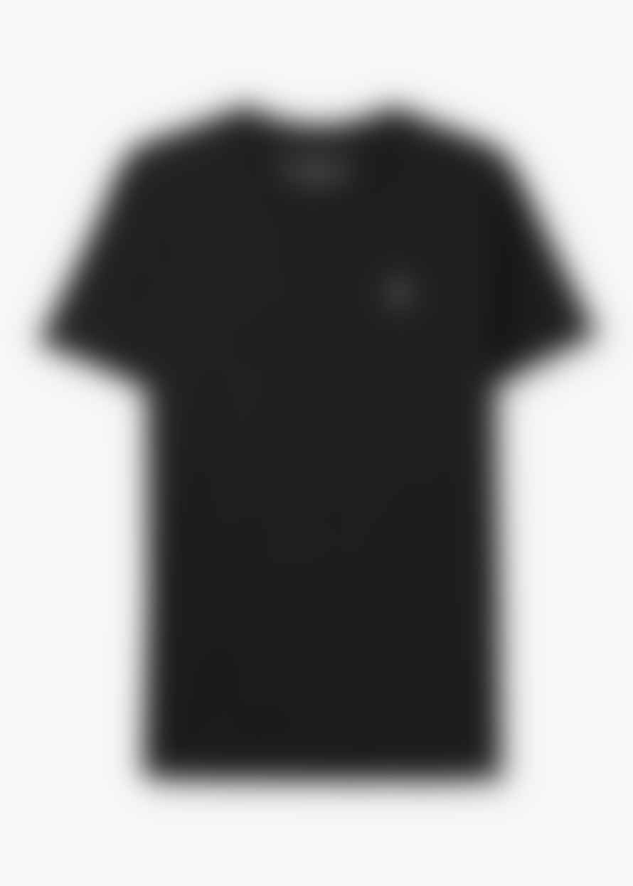 PSYCHO BUNNY Mens Classic Crew Neck T-Shirt In Black