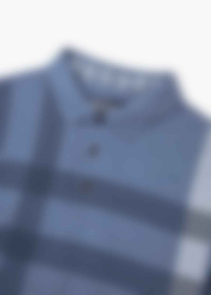 Barbour Mens Blaine Polo Shirt In Chambray Blue