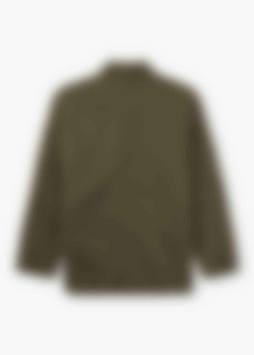 C.P. Company Mens Flatt Nylon Chore Jacket In Ivy Green