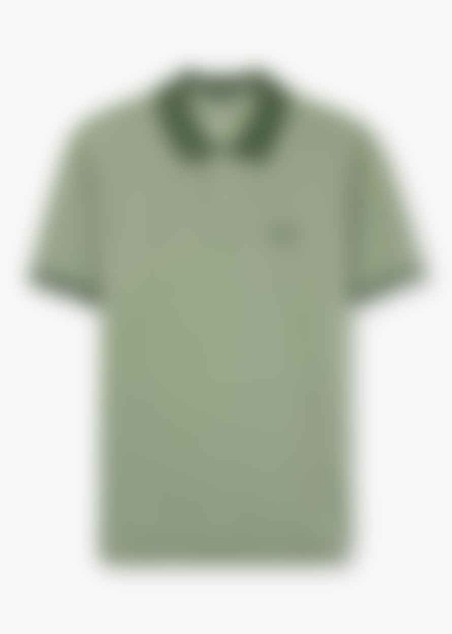 C.P. Company Mens Tacting Piquet Polo Shirt In Duck Green