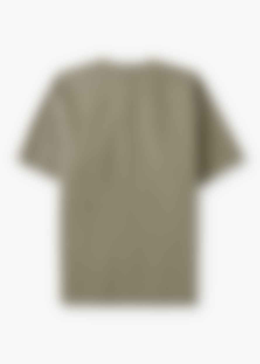Norse Projects Mens Erwin Typewriter Short Sleeve Shirt In Clay