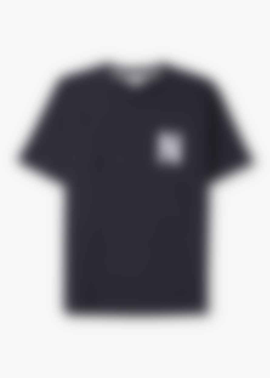 Norse Projects Mens Simon Large N T-Shirt In Navy