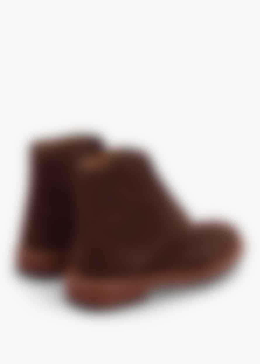 Oliver Sweeney Mens Blackwater Ankle Boot In Chocolate Suede