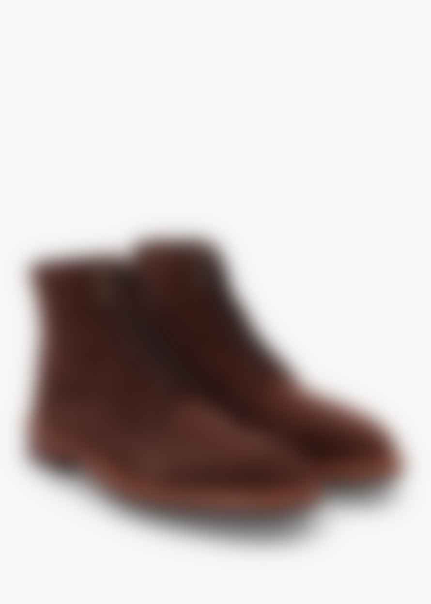 Oliver Sweeney Mens Blackwater Ankle Boot In Chocolate Suede