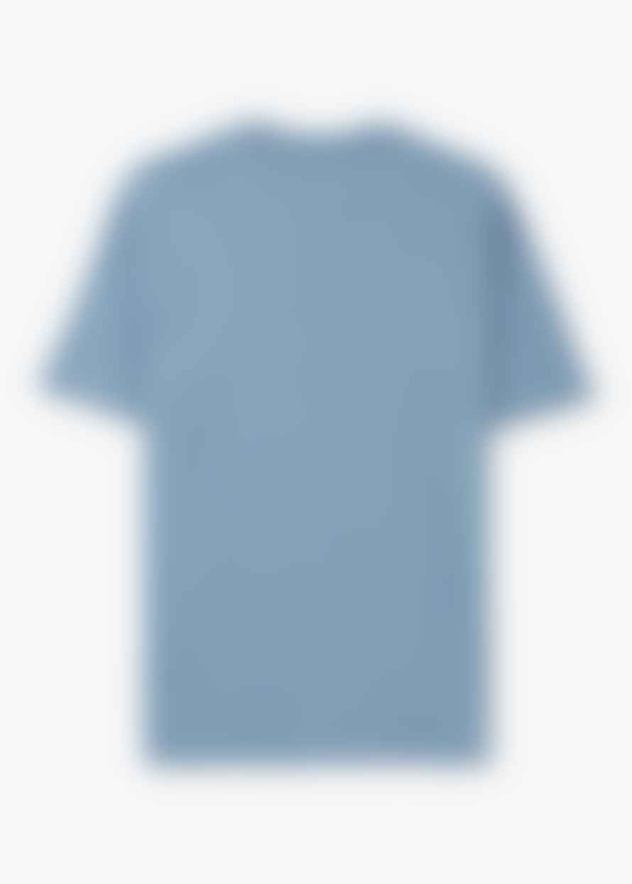 Oliver Sweeney Mens Palmela Cotton T-Shirt In Denim Blue