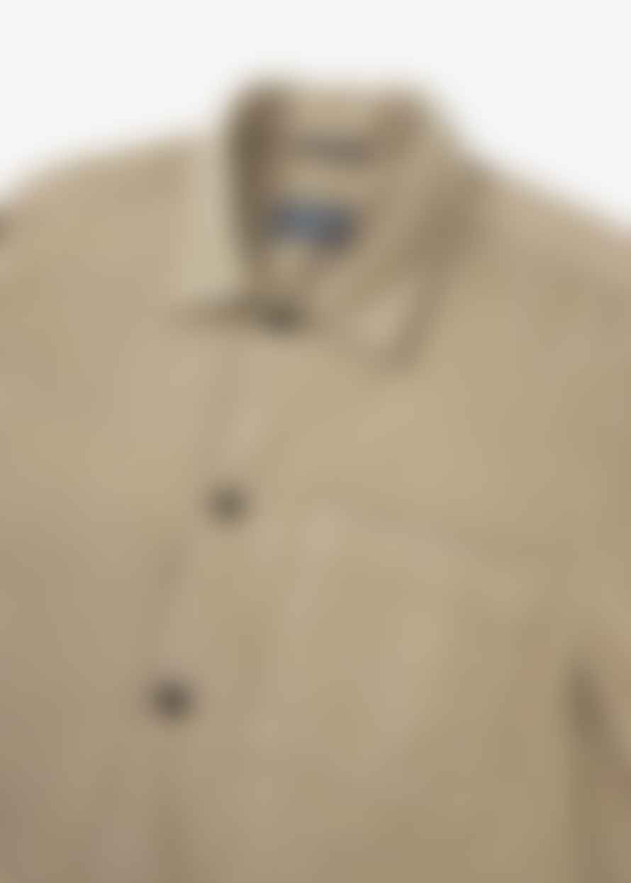 Oliver Sweeney Mens Wicklow Overshirt In Taupe