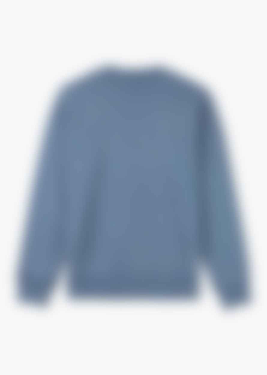 Paul Smith Mens Acid Wash Bunny Print Sweatshirt In Blue