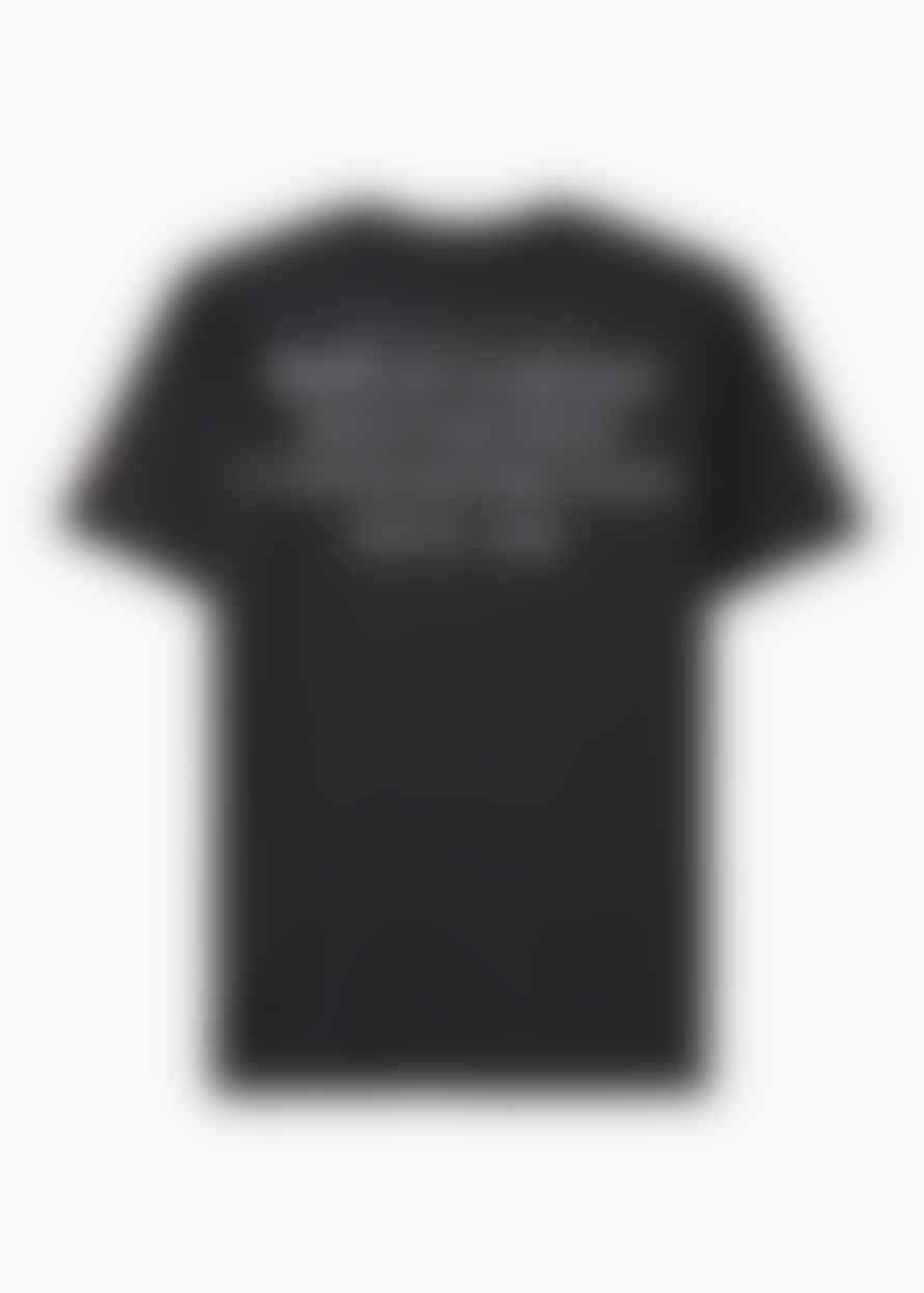 Replay Mens Wide Awake Graphic T-Shirt In Nearly Black