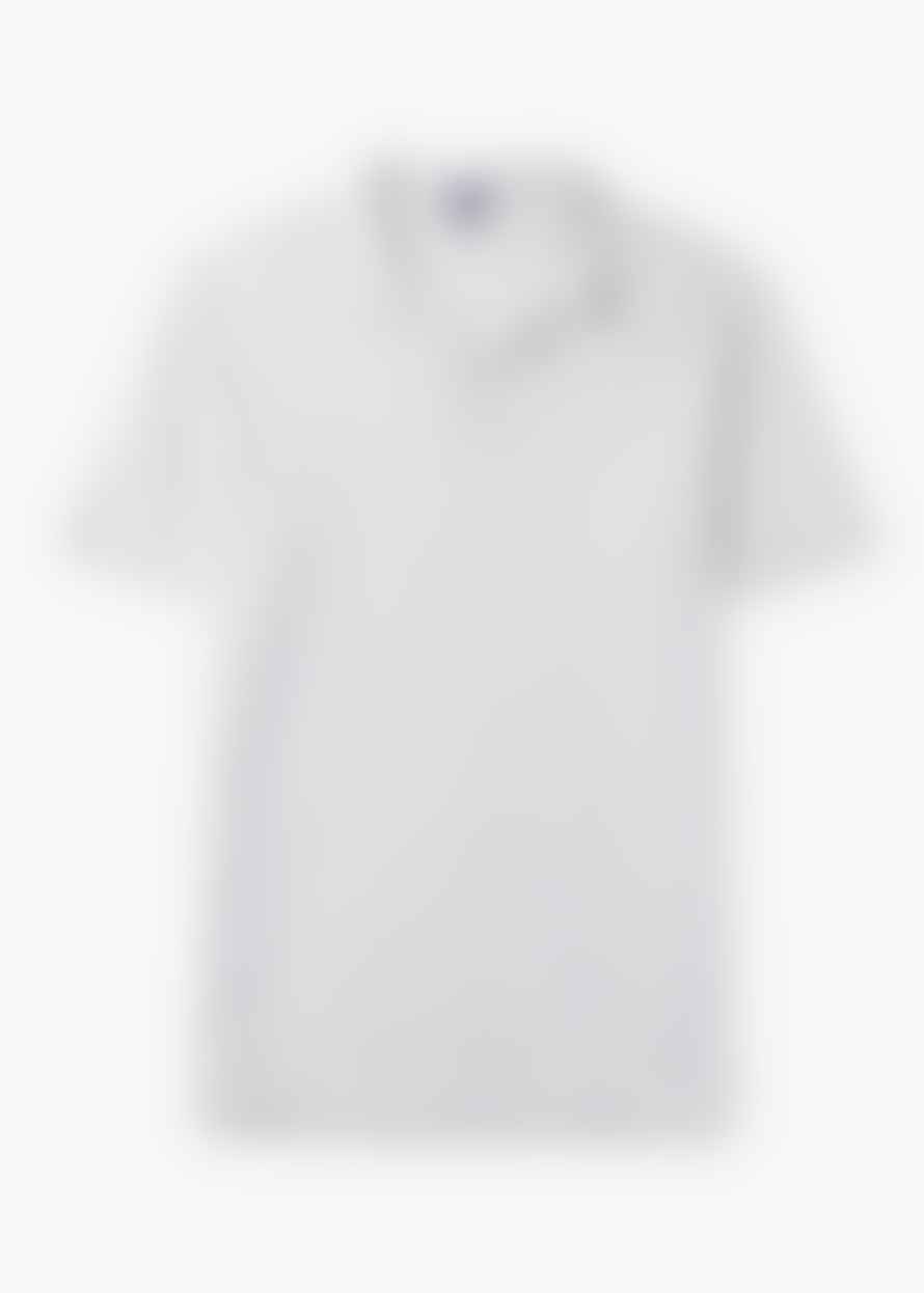 LOVE BRAND Mens Powell Terry Polo Shirt In White