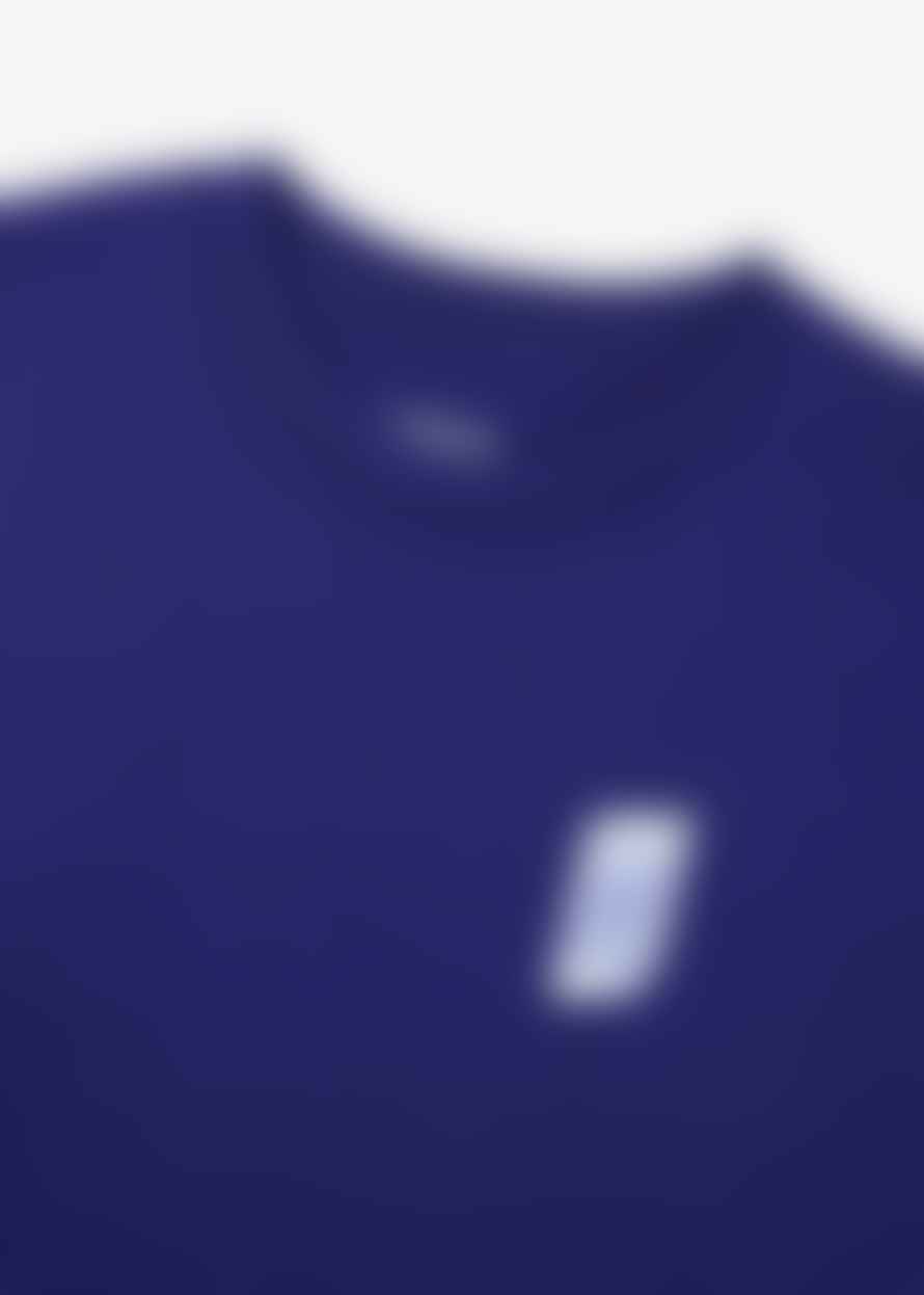 Replay Mens 9zero1 Small Logo T-Shirt In Blue