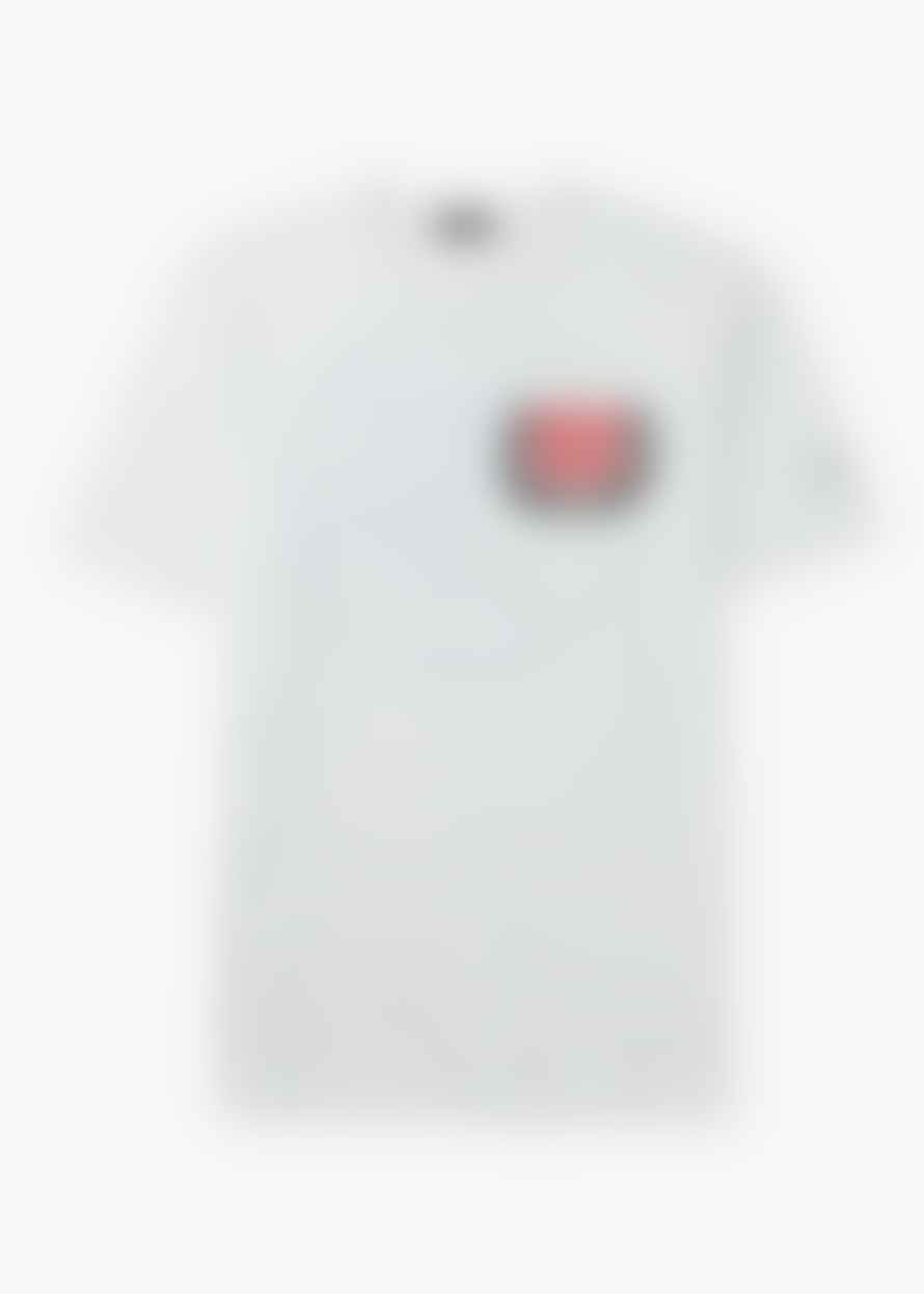 Replay Mens Custom Garage Print T-Shirt In White