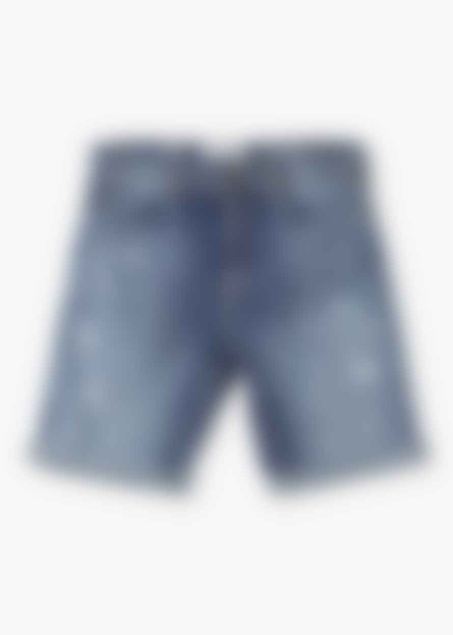 Replay Mens Rbj.981 Aged Eco Denim Shorts In Medium Blue
