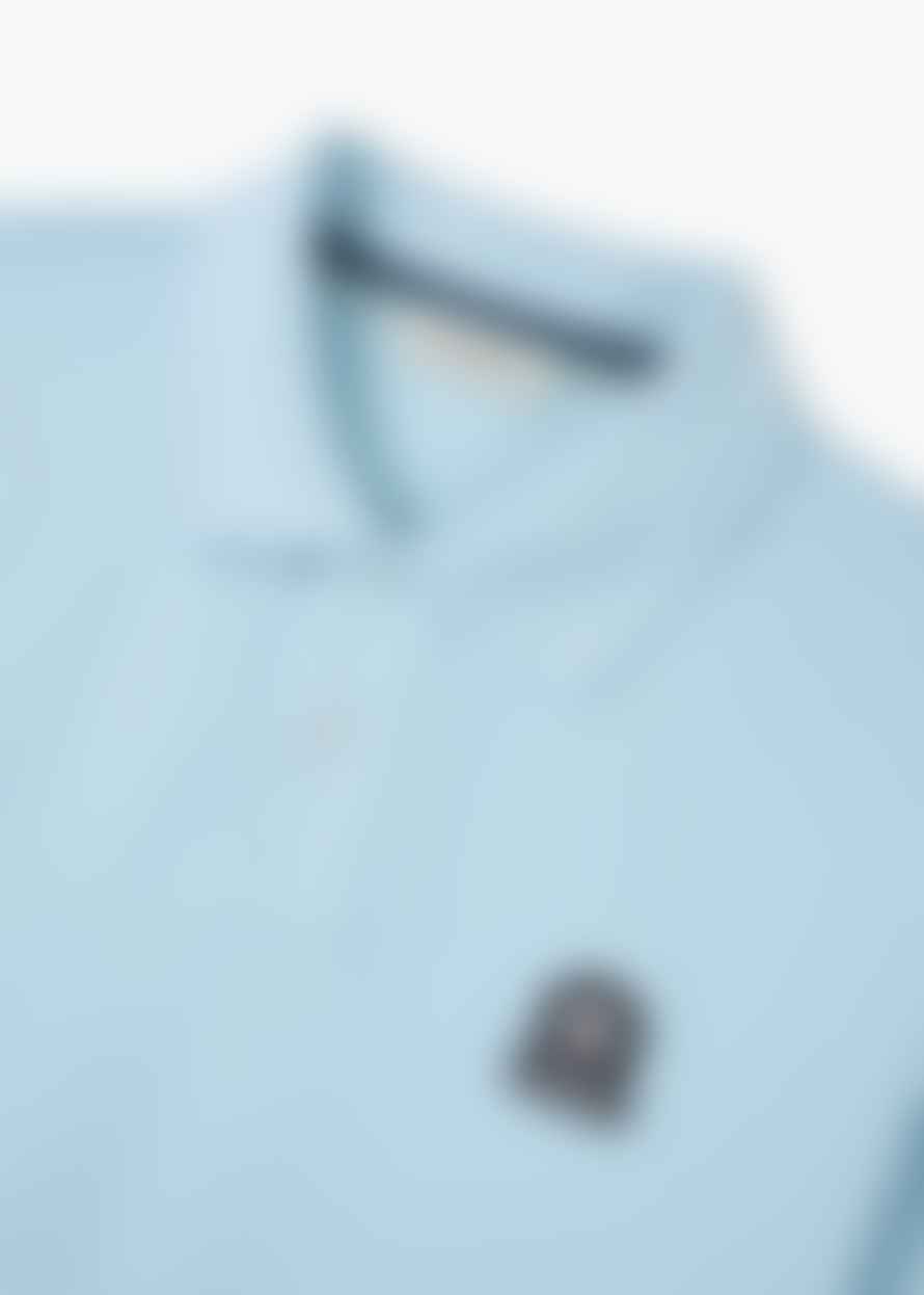 Sandbanks Mens Badge Logo Polo Shirt In Blue