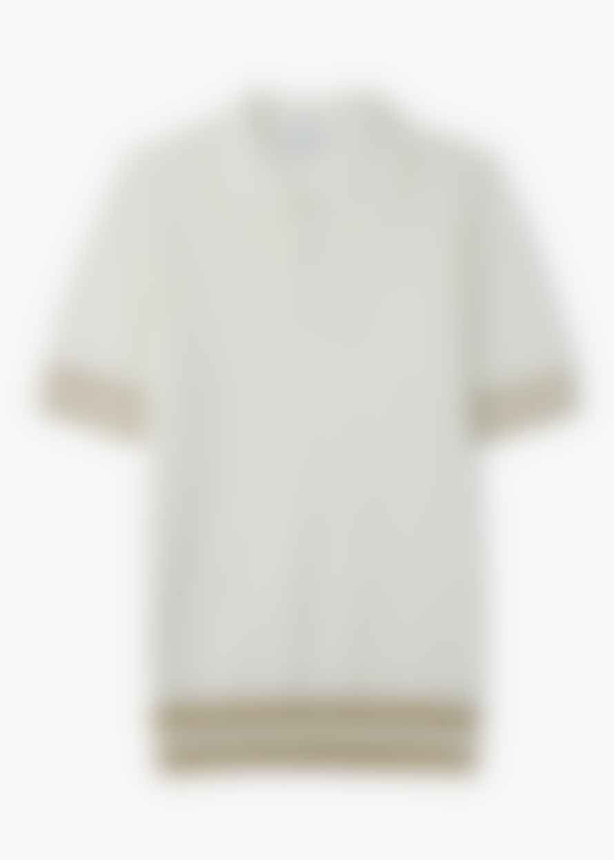 Che Mens Quinn Polo Shirt In White