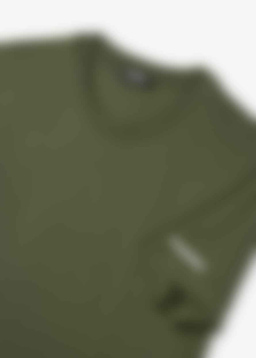 Dsquared2 Mens Logo T-Shirt In Military Green/White