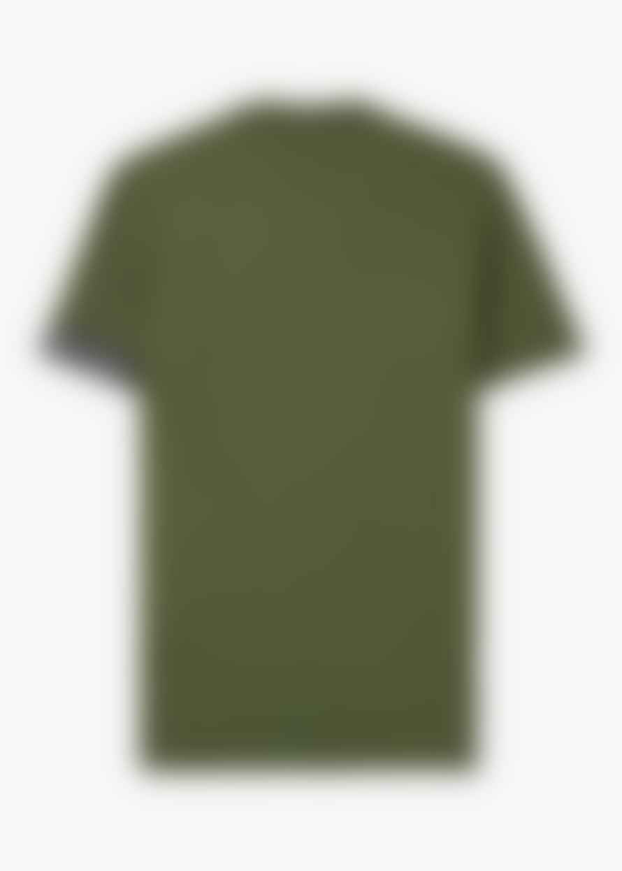 Dsquared2 Mens Technicolor T-Shirt In Military Green/White