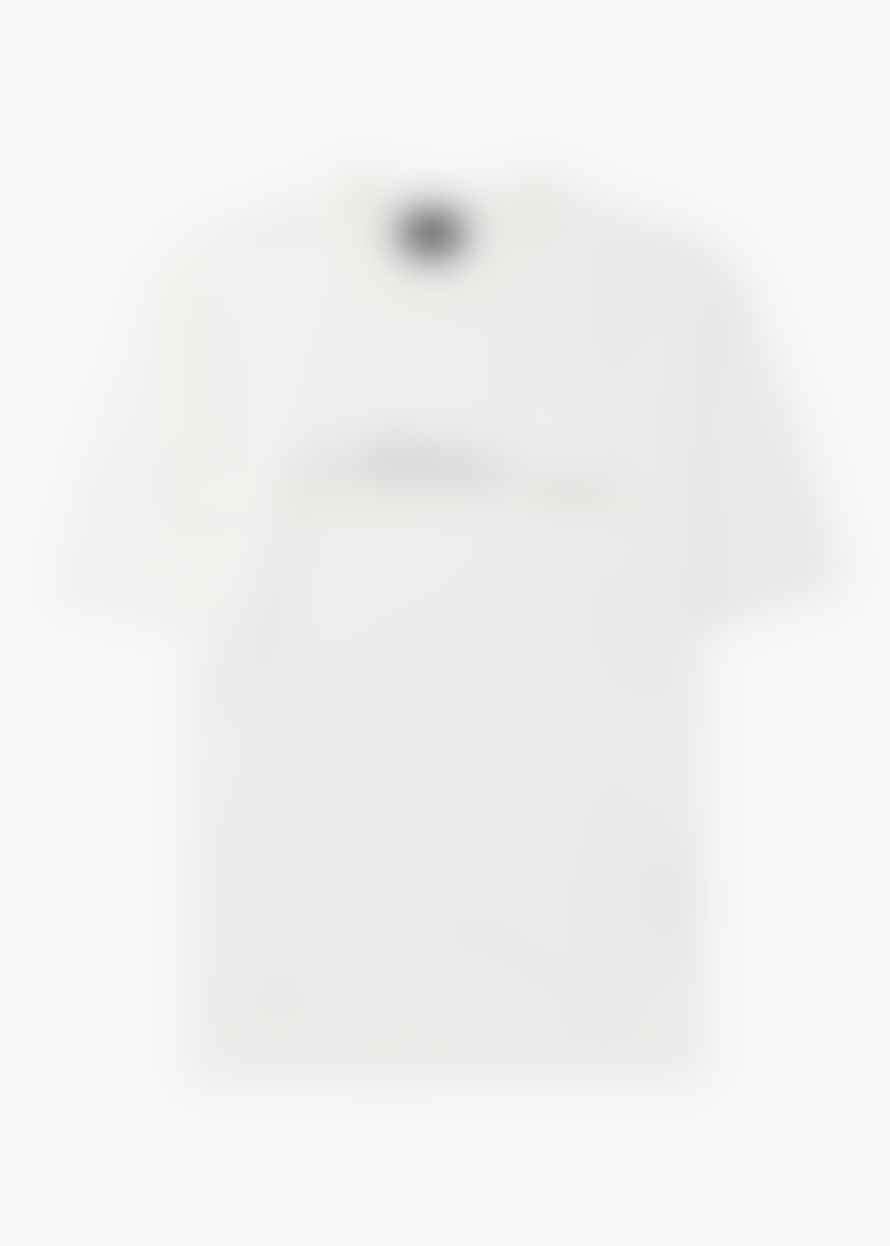 Paul Smith Mens Chest Stripe T-Shirt In Ecru