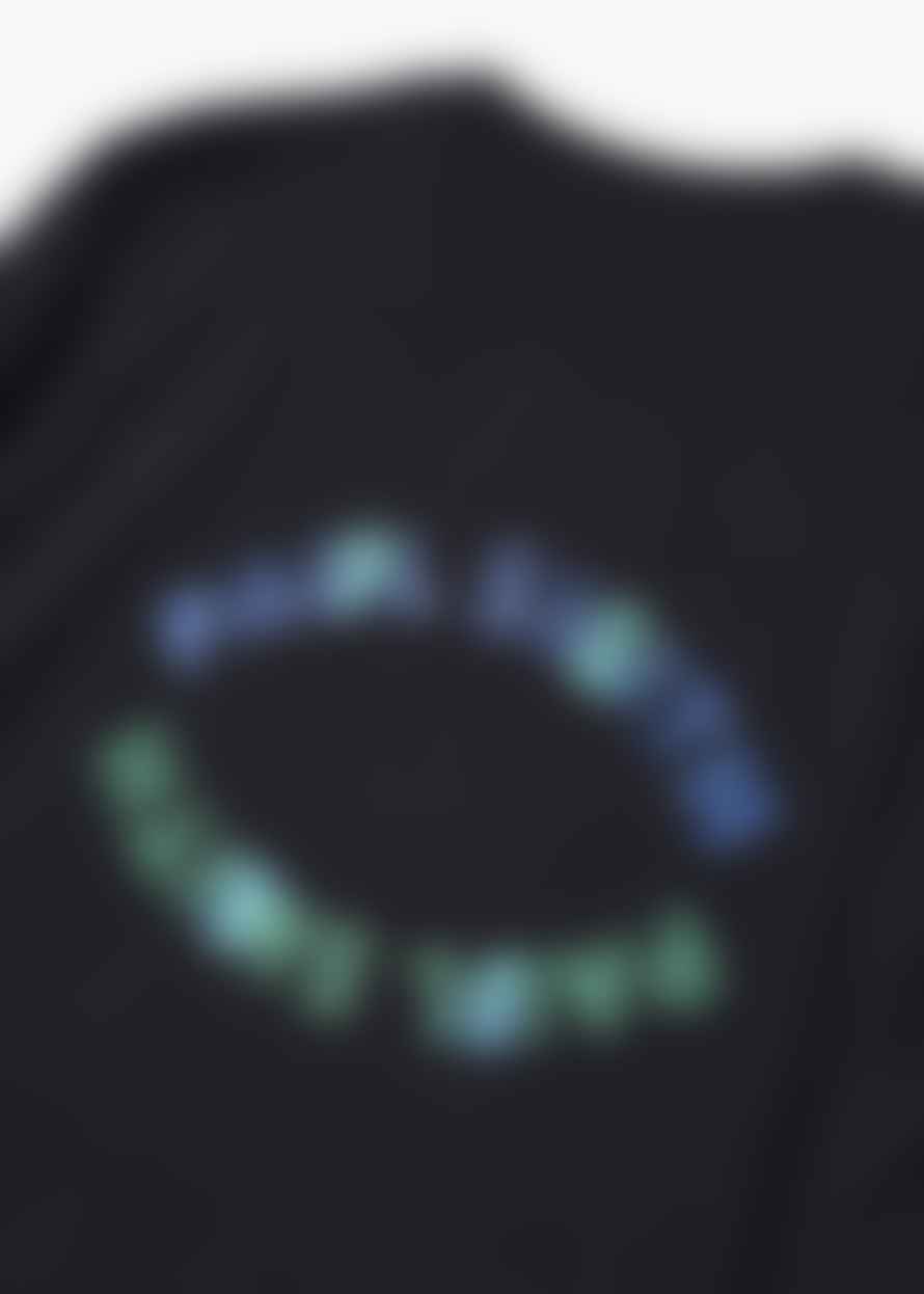 Paul Smith Mens Happy Eye Print T-Shirt In Black
