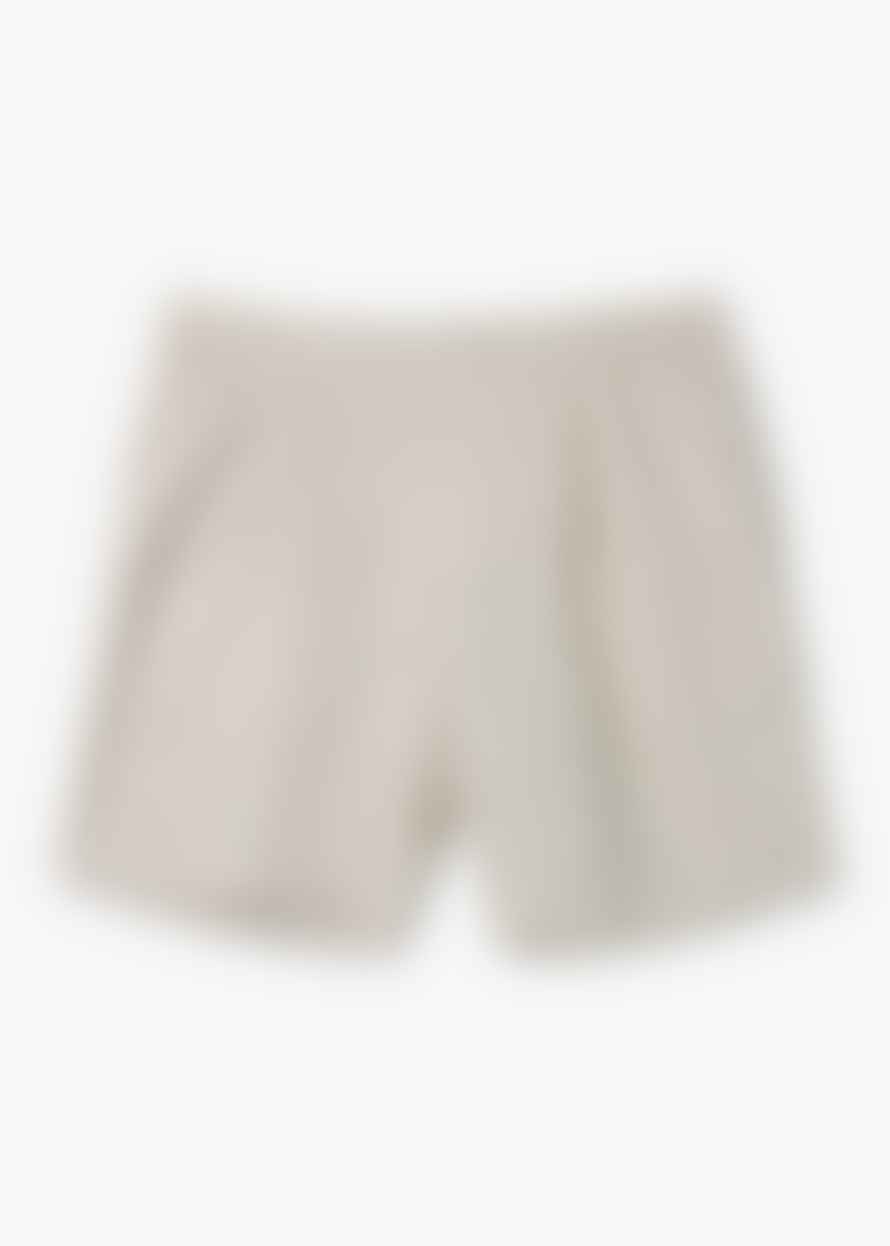 Che Mens Linen Shorts In Oat