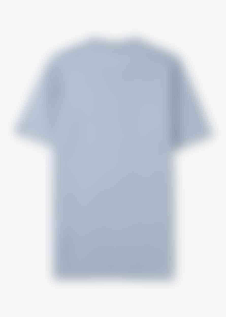 John Smedley Mens Lorca T-Shirt In Mirage Blue